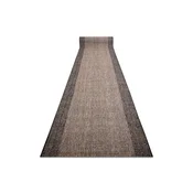 RugsX Preproga v videzu sisala SION 6053 Okvir, plosko tkanje črna/rjava 150 150x540 cm, (5000342230)