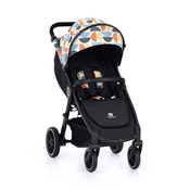 PETITE&MARS Voziček Street+ RWS Black + Canopy Limited 100 Retro