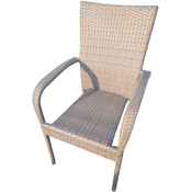 eoshop Jedilni stol HAITI Siva barva
