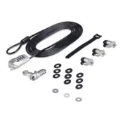 StarTech.com 3M4-DESK-LOCKING-KIT kabelske brave Crno, Srebro 3 m