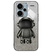 GS Ovitek za Xiaomi Redmi Note 13 Pro+, bleščeči astronavt, črn