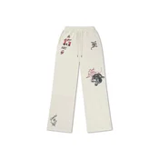 Ed Hardy Hlače ecru/mešane barve