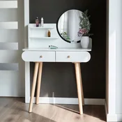 ModernHome Moderni sto za šminku sa ogledalom i policama