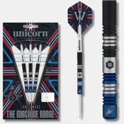UNICORN | James Wade | THE MACHINE | Two Tone Black & Blue | Steeltip puščice