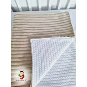 Bubamara 037 Pokrivac za bebe, 95cm x 75cm, Smede