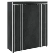 Vidaxl Garderobna omara iz blaga s predelki 45x150x176 cm