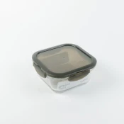 Lock n Lock Staklena posuda za hranu Ovenglass Euro Gray 750ml, Siva