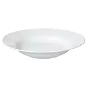 UPPLAGA Duboki tanjir, bela, 26 cm