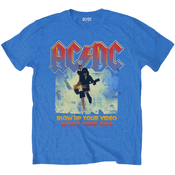 AC/DC Majica Blow Up Your Video Unisex Blue L