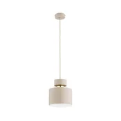 Viseci luster ASLI na sajli 1xE27/15W/230V bež
