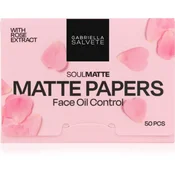 Gabriella Salvete SoulMatte Rose Extract papirčki za matiranje z vrtničnim oljem 50 kos
