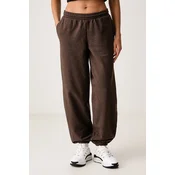 Ženska trenirka Under Armour  Icon Flc Gym Pant Peppercorn Light Heather / Peppercorn L