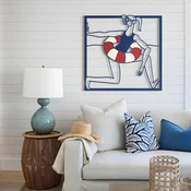 Wallity Zidna dekoracija Coastal Muse 69 x 68 cm