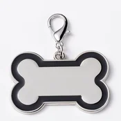 INF 2-pack kovinskih ID obesek z barvnim kostnim robom, graviran Black, (5000302053)