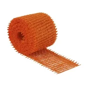 Bellatex Okrasni trak iz jute - 3 m x 4 cm - oranžna
