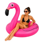 Trizand Napihljiv obroč Flamingo 102 cm