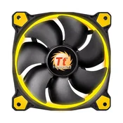 Thermaltake Riing 14 140 mm računalniški ventilator z LED osvetlitvijo, rumena