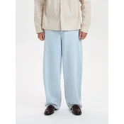 Dxnmxrk Kavbojke DXHarald Wide Fit Jeans Light Blue svetlo modra
