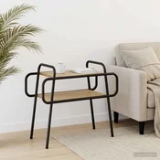 vidaXL Klubska miza Sonoma hrast 60 x 30 x 51 cm Inženirski les