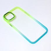 Maska za telefon Colorful Acrylic za iPhone 14 Plus 6.7 žuto-plava