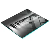 shumee Kuhinjska večnamenska dekorativna tabla iz kaljenega stekla Tamiza 60x52 cm