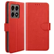 AVIZAR Denarnica etui za Xiaomi 14T serije Chesterfield s funkcijo stojala, Rdeča, (5000189437)