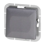 Ugradbeni cetverostruki prekidac Pearl, 10A, 250V, WP-8P, antracit
