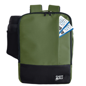 CabinFly Bellanca 40x30x15cm Cabin Bag Carry-on Khaki 18L Personal Item SAS Finnair Turkish Airlines Air France KLM British Airways - Blue