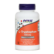 L-Triptofan 500 mg - NOW foods 60 kaps.