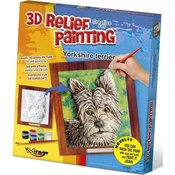 MIRAGE HOBBY Reliefno slikarstvo 3D slikarski komplet: Yorkshire Terrier