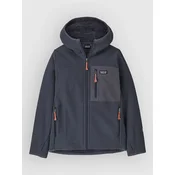 Patagonia R2 Techface Hoody Kids Jacket smolder blue