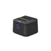 ADVANCE Dualdock Clone 2.5/3.5 HDD/SSD prispajanje crno