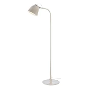Sivo-bež stoječa svetilka s kovinskim senčilom (višina 130 cm) Tilt – Markslöjd