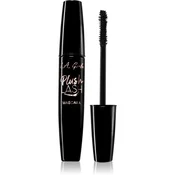 L.A. Girl Cosmetics Plush Lash maskara za volumen in privihanje trepalnic odtenek Blackest Black 10 g
