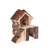 Trixie drvena kucica za glodavce Bjork za hrcka 15x15x16 cm