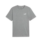 PUMA Essentials Logo Tee Men, Men, Medium Gray Heather, 4XL