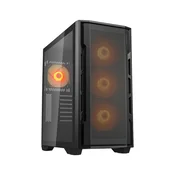 COUGAR UNIFACE RGB PC Case, Mid Tower, Black