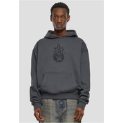 Mens sweatshirt Teamdream Ultraheavy Oversize Hoodie gray
