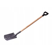shumee RAVNA LOPATA V-PLUS Z LAKIRANIM LESENIM ROČAJEM 128 CM VERKATTO