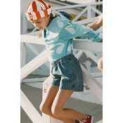 Tinycottons Otroške kratke hlače iz jeansa STRIPES DENIM SHORTS