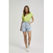 Marisse Womens Shorts L-Sh-4308 L.Blue