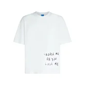 KARL LAGERFELD JEANS Majica KLJ x Pietro Terzini črna / bela