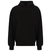 Mens Light Terry Hoody Sweatshirt - Black