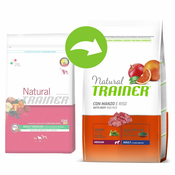 Trainer Natural Medium, govedina, riža, ginseng - 12 kgBESPLATNA dostava od 299kn