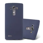 Cadorabo CADORABO Ohišje, združljiv z LG v Frost Tarmno Blue - zaščitni pokrov iz fleksibilnega silikona TPU, (20570960)