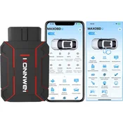KONNWEI MAXOBD Car All System OBD2 samodiagnostika, MAXOBD Mobile app za Androd in iOS