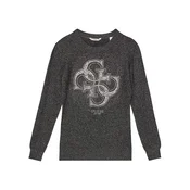 Guess Pulover J5YR01 Z3FP0 Črna Regular Fit