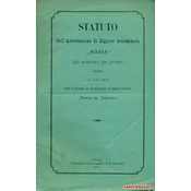 STATUTO DELL ASSOCIAZIONE DI SIGNORE DENOMINATA MARIA