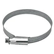 Polžasta objemka srebrne barve DIN3017 premera 30 mm-45 mm x 1 kos.