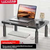 Luckpro Sto za laptop, Podesiv, Crni